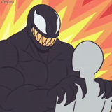 le vene, venom, tumore venoso della testa, mini fumetti venom eddie, venom e pool di venom con kanagi contro death chamber