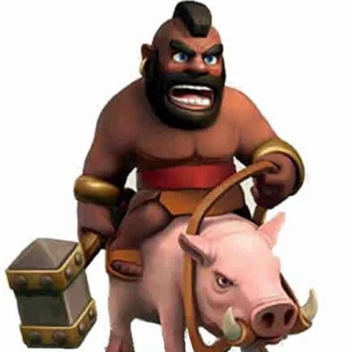 clash royale, hogg krish royal, hogg ryder krish royal, hog rider clash royale, knight cinghiale pianoforte a tromba