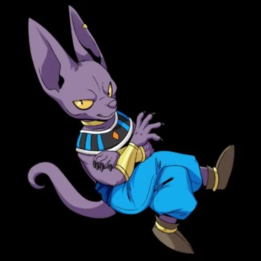 animation, birus, beerus, virus dbs, beerus dragon ball