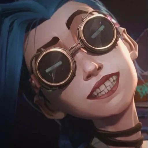 cybers aus, netflix arkyn, jinx league legends, arcane netflix shots, arken serie netflix jinx