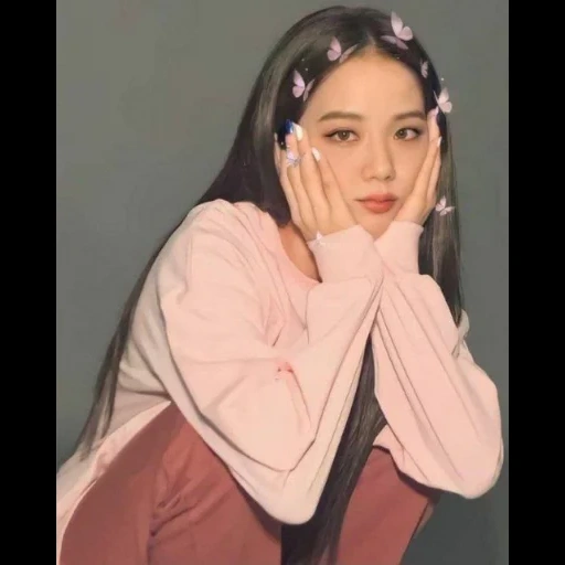 jin jixiu, jasoo kim, pó preto, jisoo blackpink, a atriz coreana é linda