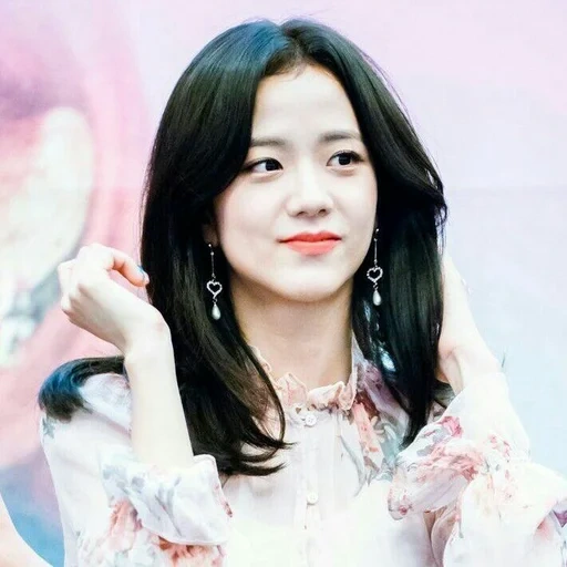 gin ji-soo, poudre noire, jisoo blackpink, édition coréenne de filles, jisoo blackpink fansign