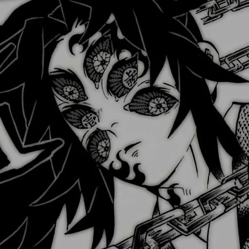 menina anime, mangá kokushibo, personagens de anime, ovo samurai-legend, 6 demônio demonial da lâmina da lua superior