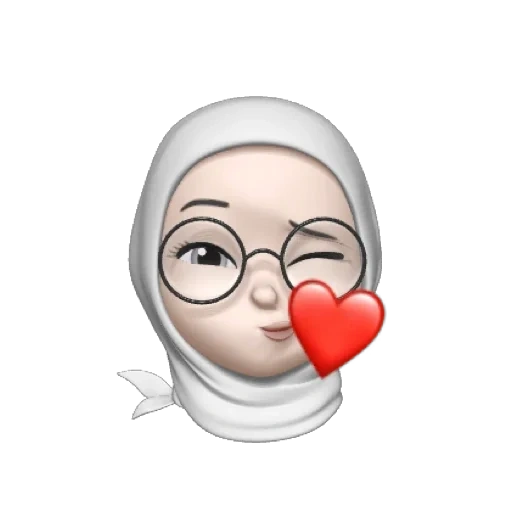 emoji, memoji, emoji, gadis, watsap 18