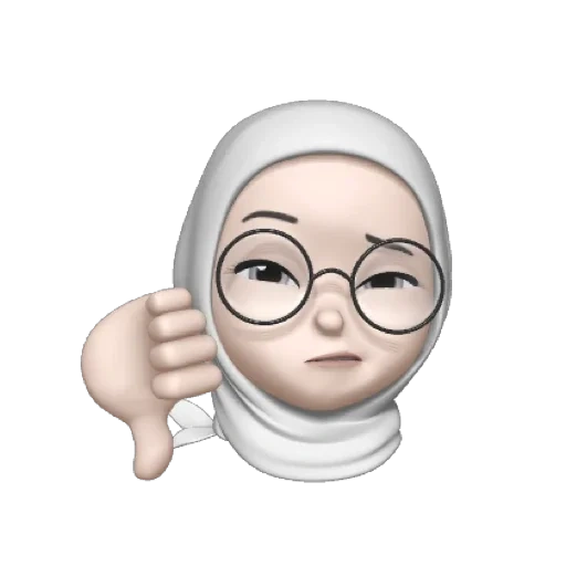emoji, memoji, young woman, memoji hijab