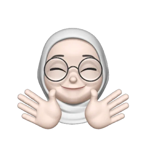 emoji, memoji, clipart, memoji hijab