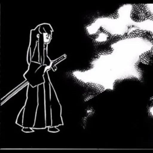 dark, comics samouraïs, dessins de bandes dessinées, anime samouraï, yuki manga kaori