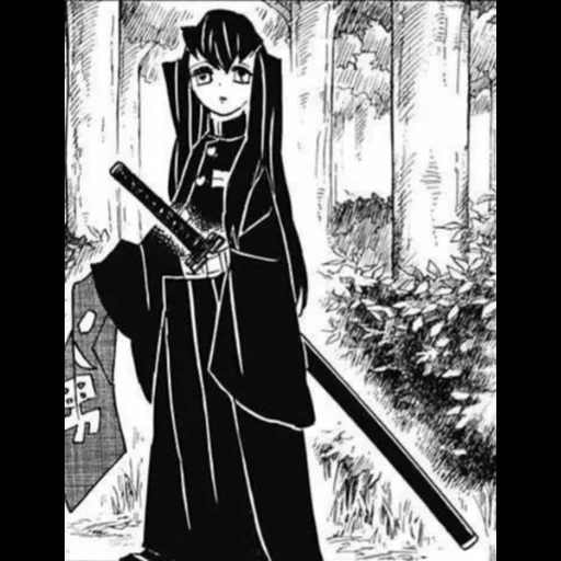 mangá, manga blade, personagens de anime, manga blade cutting demons, mangá de demônios de corte de lâmina de tóquio