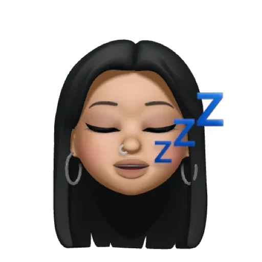 asiático, memoji, símbolo de expressão raivosa, impressionante anjo iphone