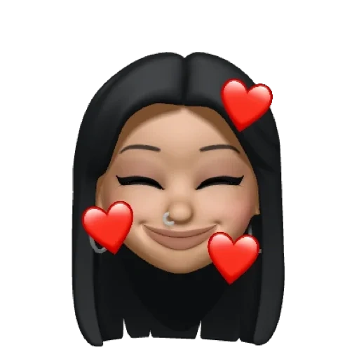 asiatique, caméra, emoji, memoji apparié, émoticônes des emoji