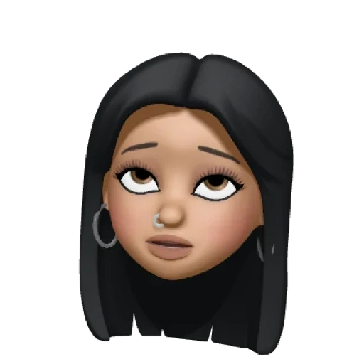 wanita muda, gadis, manusia, gadis emoji