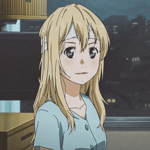 animação, kaori miyazono, personagem de anime, miyano kaoru chorou, episódio 17 de suas mentiras em abril