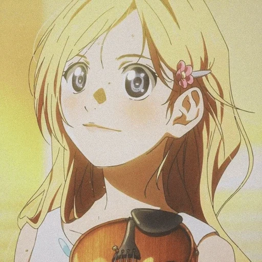 miyazono kaori, miyano kaoru animation, your april lies, kaoru is your lie in april, your april lie anime screen