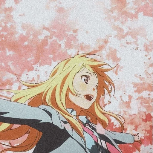 la tua bugia di aprile, screenshot kaori miyadzono, anime le tue aprile bugono, il tuo aprile giace kaori, la tua bugia di aprile 2014 anime