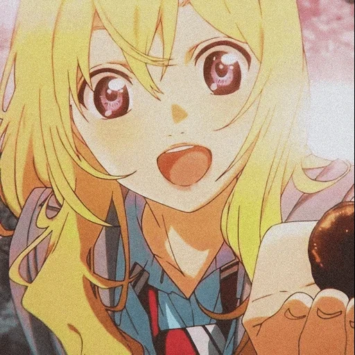 menina anime, kaori miyazono, papel de animação, animação menina anime, sua mentira em abril