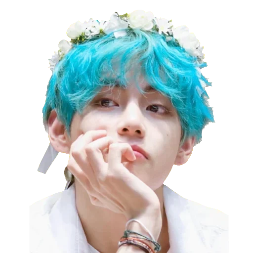 bts tahen, kim tae hyun, o bts tahen é giro, kim teheun fansin 2019, o cabelo azul da kim tehen