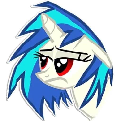 винил скретч, винил скретч злая, пони винил скретч, vinyl scratch вампир, кьютимарка винил скретч