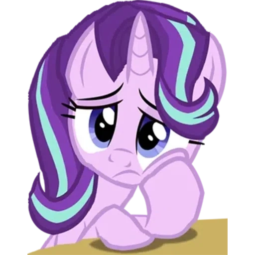 starlight glimer, pony starlight glimmer, estrela glimmer triste, pony starlight glimer small