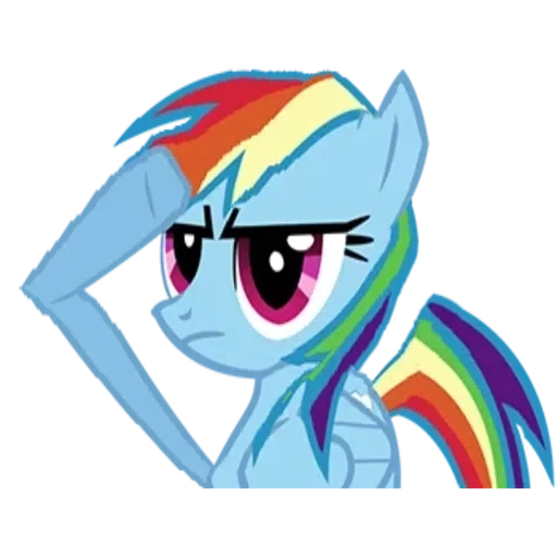 rainbow dash, rainbow dash, a filha do rainbow dash, saudação rainbow dash