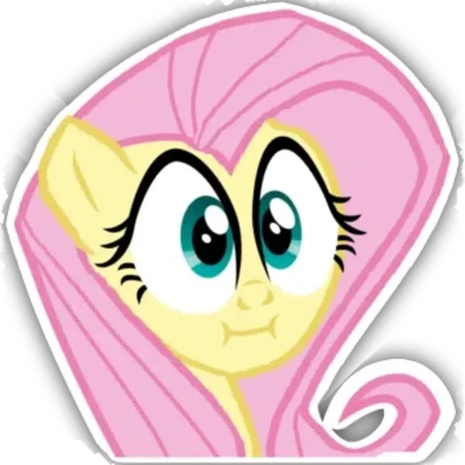 fluttershy, fluttershy, fluttershy anfas, testa fluttershy, gli occhi di ponya fluttershy