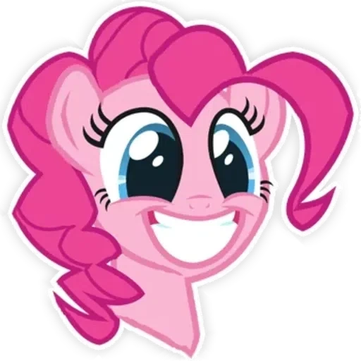 pinky pie, pinki pinki, pinky pai pony, iscrizioni di pony, sorriso di pinki pai