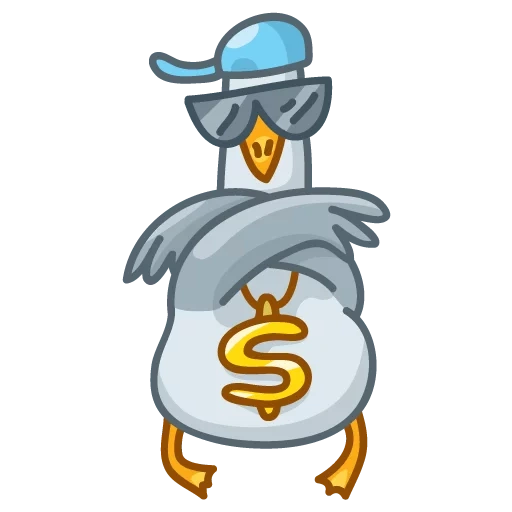 голубь, деньги, seagull, чайка джо