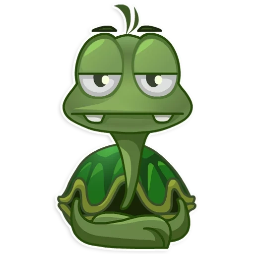 черепашка, зеленая жаба, черепаха ватсап