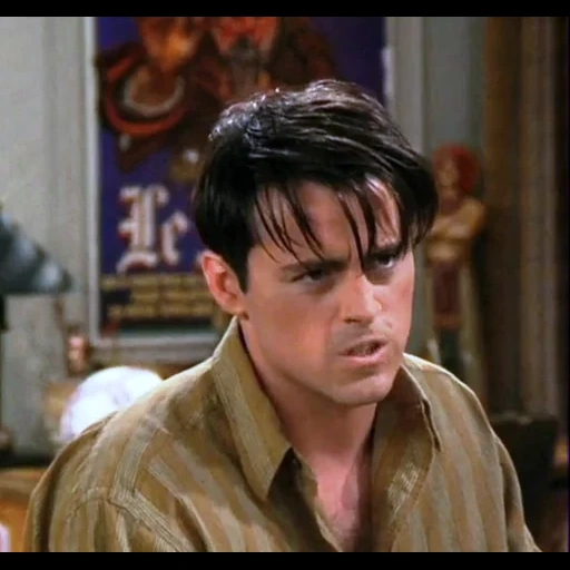 field of the film, friends s1e3, the series is friends, actors of the series, joey tribbiani