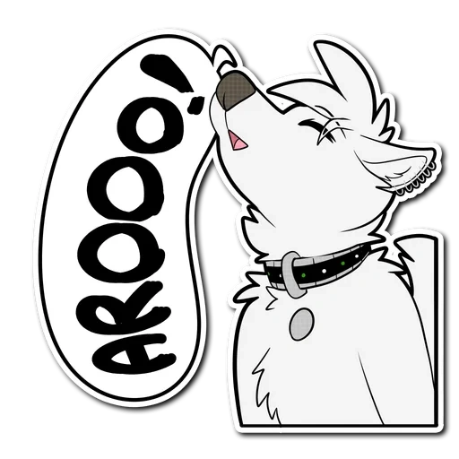 furry, furry characters, dog stickers