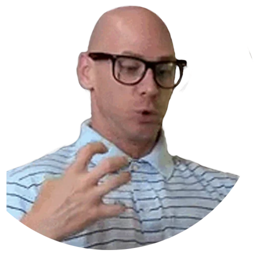 glasses, bald, johnny sins