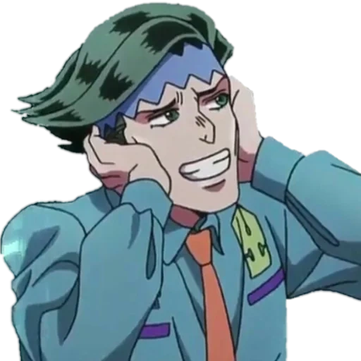 jojo 8, rohan jojo, kishiba rohan, anime rohan kishiba, jojo rohan kishiba recuse