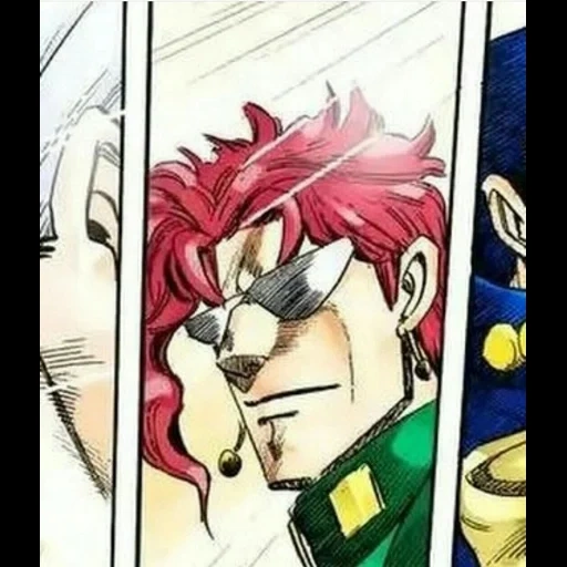 jojo s, jojo, kakyoin, cecyoin sopló un huevo, el diamante de creioin noriaki es inquebrantable