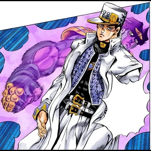 jotaro, zotaro, stone ocean, jiu mei taro, o pai de jotaro