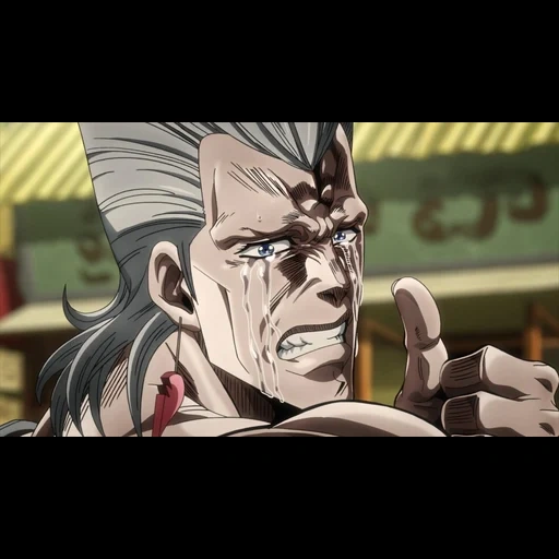 polnareff gegen vanilla ice, der alte polnarev jojo, jean pierre polnareff weint, jean pierre pornaref jocho, remember me jojo polnarev