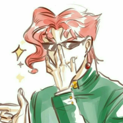 kakyoin, какёин нориаки, kakyoin noriaki, какёин нориаки арт, какёин нориаки поза