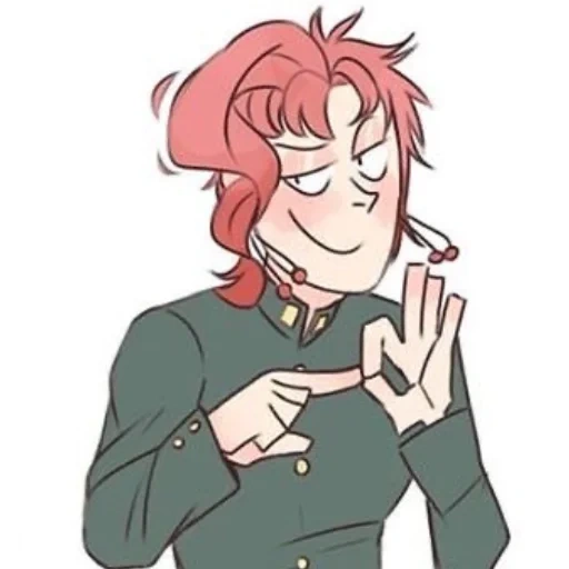 человек, kakyoin, какёин нориаки, kakyoin noriaki, персонажи аниме