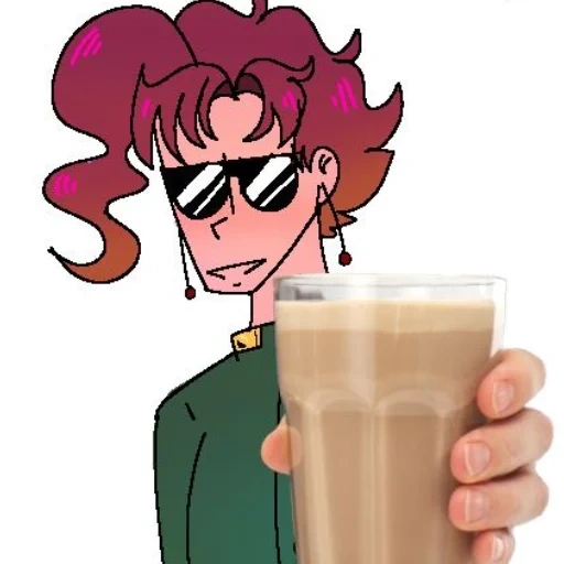кружка, человек, аниме юмор, choccy milk, here some choccy milk because your epic