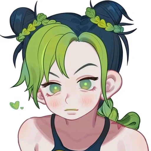 аниме, джоджо, jolyne, джолин куджо, джоджо девочки