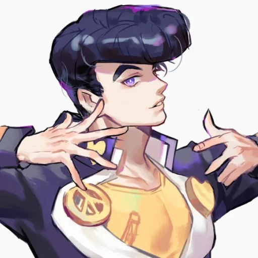 josuke, джоске, джоске хигашиката, josuke higashikata, джоске хигашиката арт