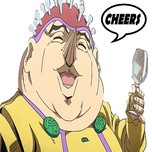 wajah jojo, polpo jojo, joe joe polpo, karakter jojo, jojo golden wind