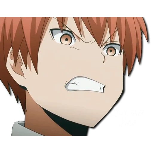 karma akaban, personnages d'anime, karma akaban ohp, visage de karma akaban, classe karma akabane killers