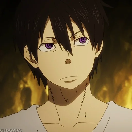 anime, arte de anime, okumura rin, linda anime, personagens de anime