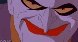 batman joker, clown mask fantasy, série animée batman 1992, batman masque fantasy 1993, batman cartoon 1992 joker