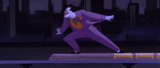 bufón, animación, batman del futuro regreso de joker dee dee