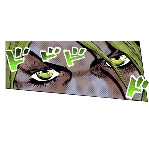 eye, jojo, jojo's eyes, green eyes, eye stickers