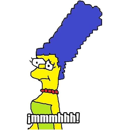 os simpsons, marge simpson, marge simpson face, marge simpson head, marge simpson retrato