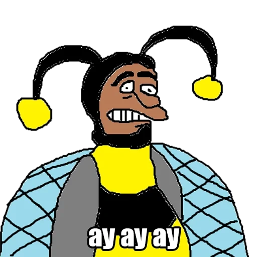 orang, anak laki-laki, lebah simpsons, bumblebee man of the simpsons, lebah simpsons
