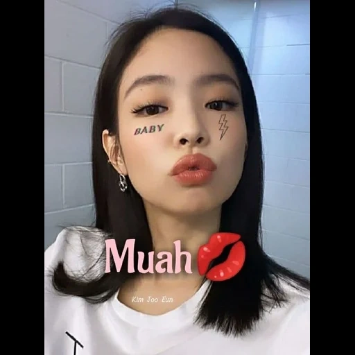 jennie, ким джису, дженни ким, корейский макияж, jennie blackpink