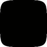 black von, black square, black background square, black square background, square rounded corners