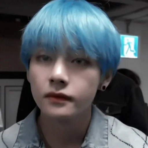 тэхен, taehyung, тэхен бтс, taehyung bts, тэхён синими волосами